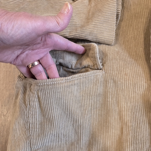Old Navy  Mens Lg Tan Corduroy Sportcoat Academia Blazer Outdoor Cotton Rugged - Picture 4 of 12